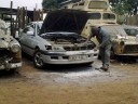 Applying polymer body filler