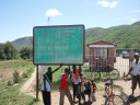 Randi at the Tanzania/Malawi border