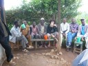 Drinking banana beer in Tanzania