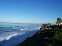 Overlooking the coast at E Street in Encinitas
