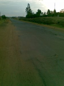 Kangundo highway as it reaches Tala