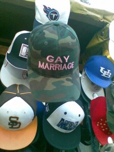 Gay marriage hat