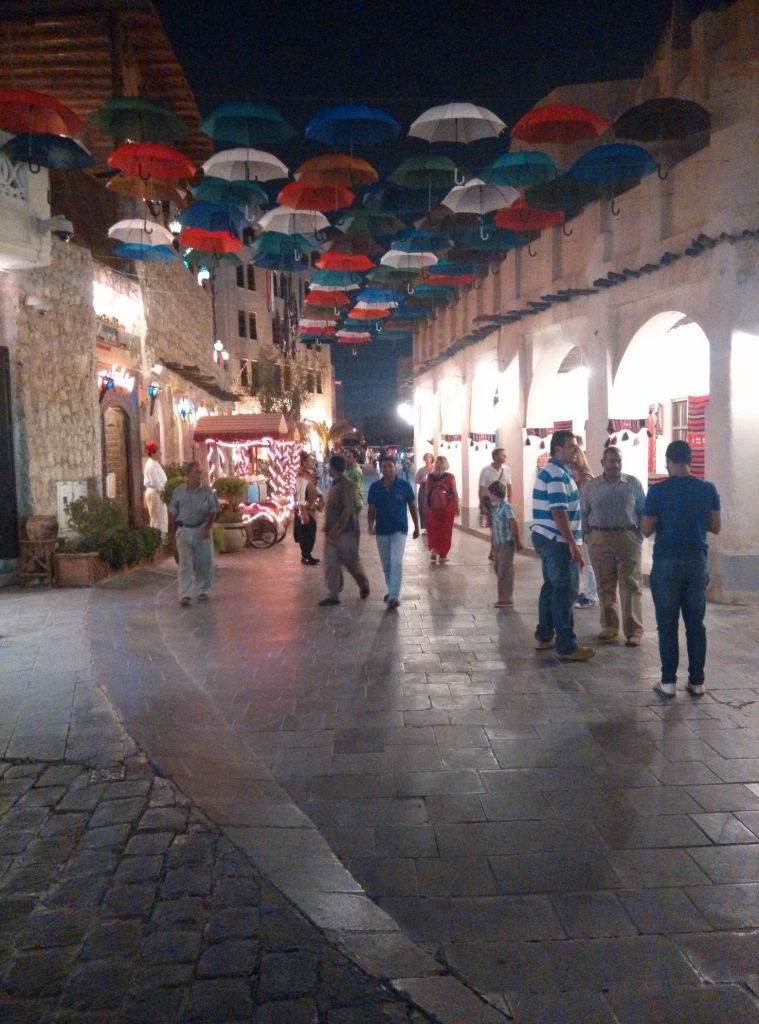 Umbrellas in Souq Waqif