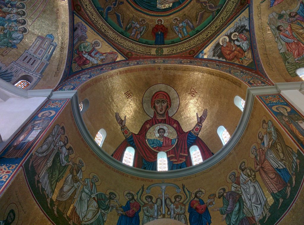 Ceiling in Catholic (?) church in Harissa