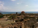 Beautiful coastline as seen from the citadel in Byblos