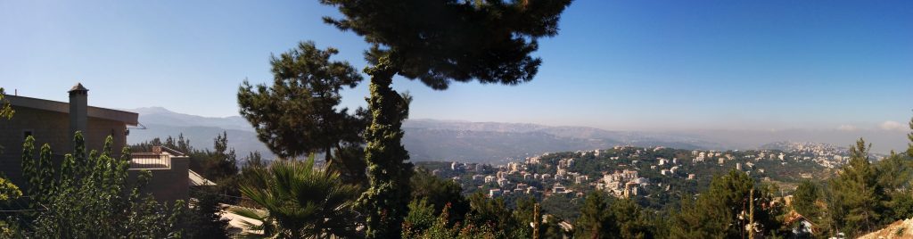 View from Baabdat, Mount Lebanon