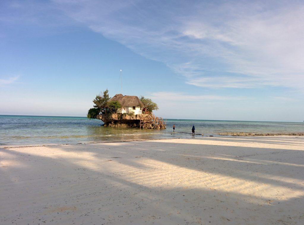 The Rock restaurant in Paje, Zanzibar