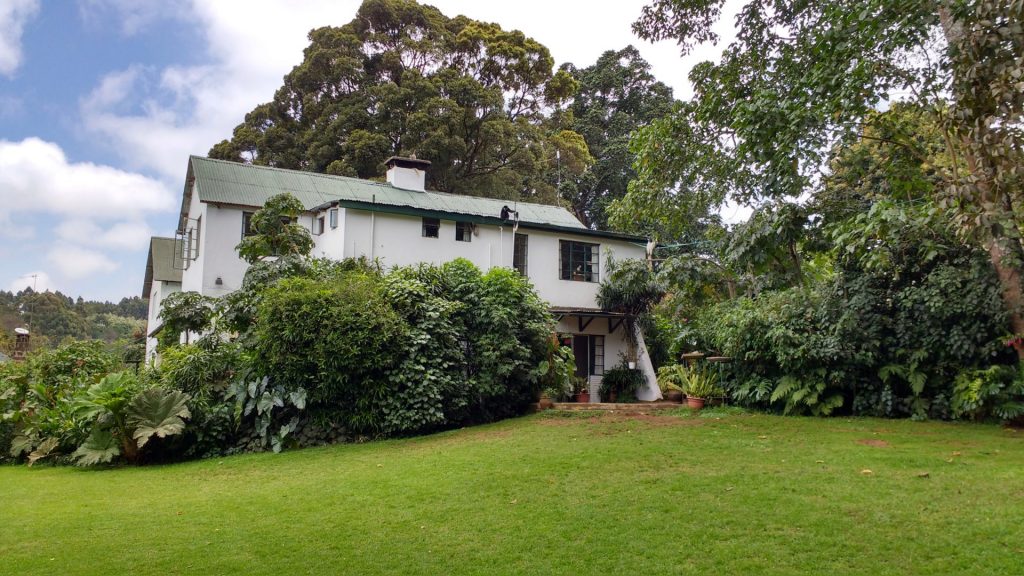 The farm house (with Colobus monkeys!)